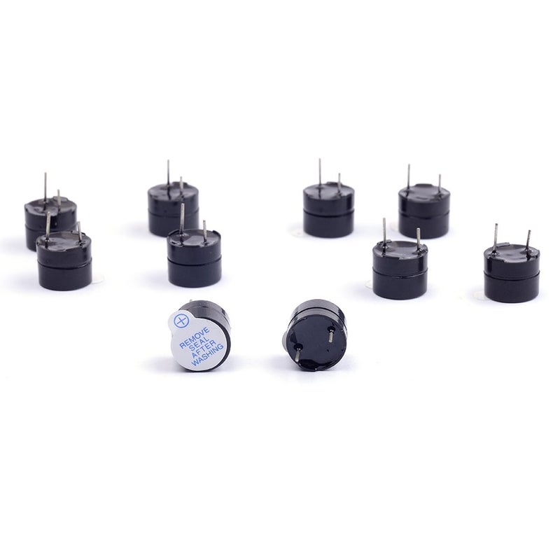 Cylewet 10Pcs 5V Active Buzzer Electronic Alarm Magnetic Long Continuous Beep for Arduino (Pack of 10) CYT1036 - Image 2